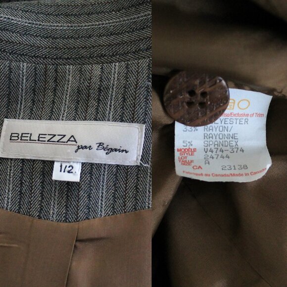 Vintage Fitted BELEZZA Blazer, Short Jacket for Women, Made in Canada, S… - Picture 7 of 8